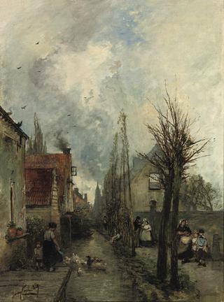 A Canal in Delft