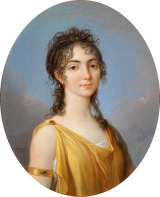 Portrait of a Lady Wearing an Antique Costume and a Diamond Bracelet