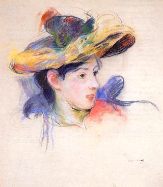 Jeanne Pontillon Wearing a Hat