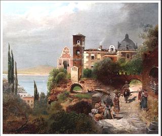 Before a Southern Italian Coastal Village