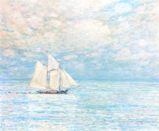 Sailing on Calm Seas, Gloucester Harbor