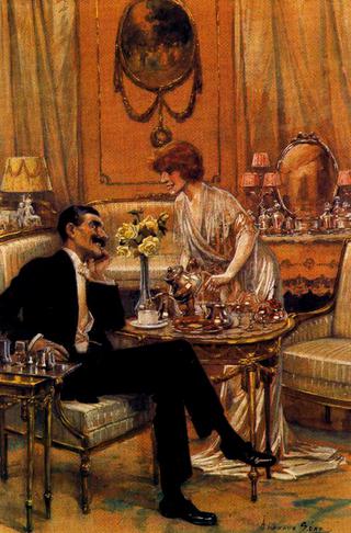 Couple in the Salon
