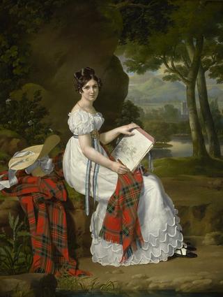 Woman Sketching in a Landscape