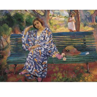 On the Green Bench at Sanary