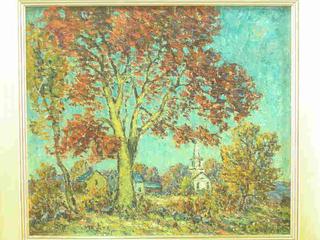 Fall Landscape with Church