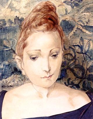 Woman with a Tapestry