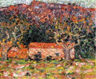 A House under the Olive Trees in Agay