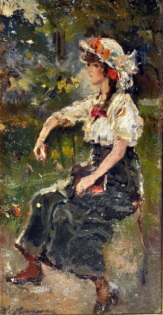 Girl in the Garden