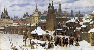 Vsekhsvyatsky Bridge in the 17th Century
