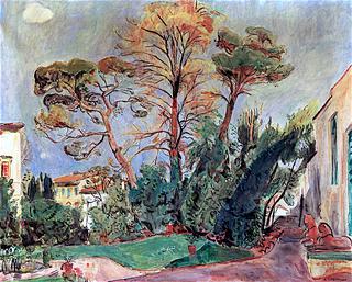 Trees in the Garden at the Villa Romana