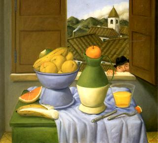 Still Life in Front of the Window