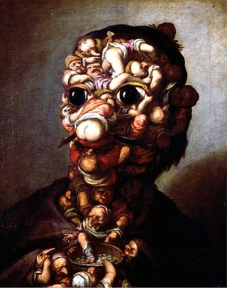 A Head Formed out of Pygmies