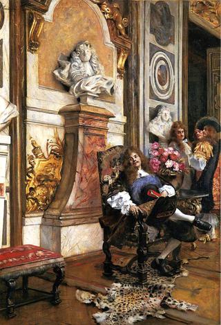 Moliere Demanding an Audience with King Louis XIV at Versailles