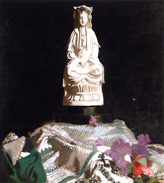 Still Life with Chinese Porcelain Figure
