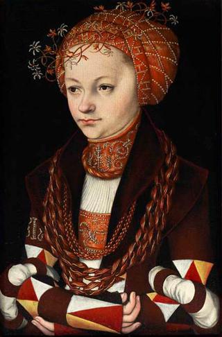 Portrait of Marie von Sachsen