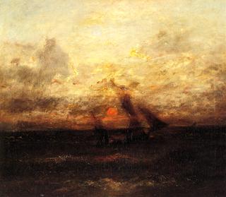 Fishing Boat in Stormy Seas