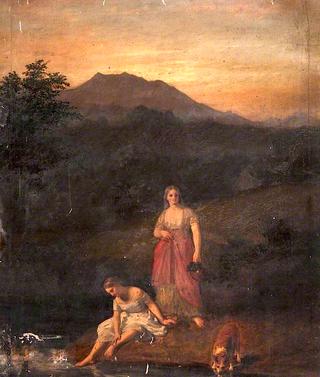 Girls at a Stream