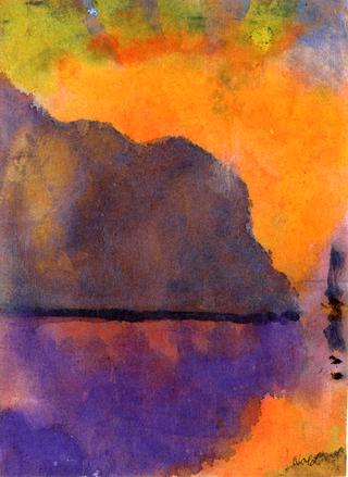 Cliff by the Sea (in Evening Light)