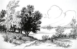 Artist Sketching