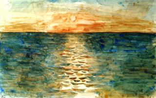 Sunset on the Sea