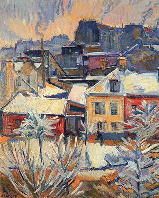 City under the Snow