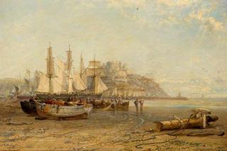 Low Tide, Mount Orgueil, Jesey