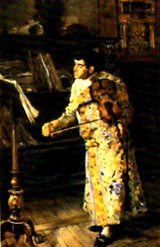 Tocando el violin