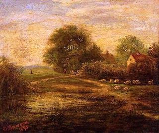 Landscape with Sheep