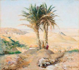 Palm Trees near Boghari (Palmiers à Boghari)