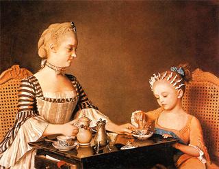 Madame Liotard and her daughter