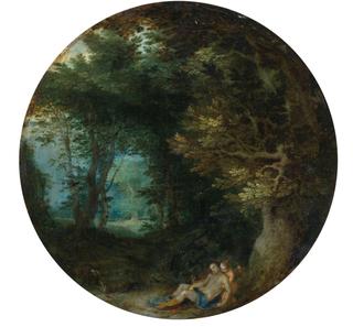 A Wooded Landscape with the Death of Adonis