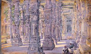 The Temple. Kutub. Delhi. India. Novr. 1878