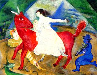 The Horsewoman in White
