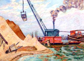 The Sand Pit, Quai d'Austerlitz, Morning