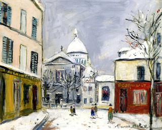 Sacre Coeur in the Snow