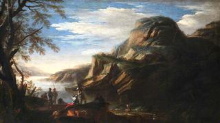 Rocky Landscape with Figures