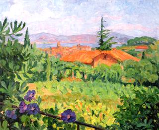 Red Roofs at Saint-Tropez