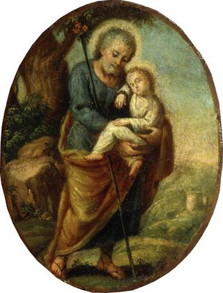Joseph and Baby Christ