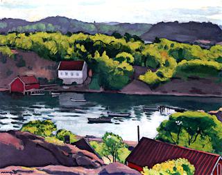 Hill at Hesnes, Evening