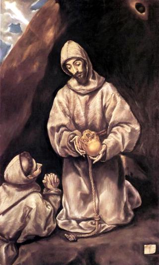 St Francis and Brother Leo Meditating on Death