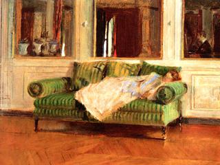Matilda Gay Reclining on a