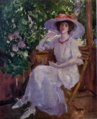 Portrait of Actress Nadezhda Komarovskaya