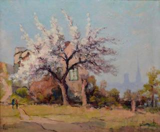 Blooming Apple Tree on Mount Gargon
