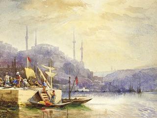 Unloading Boats on the Bosphorus