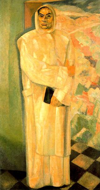 Portrait of Ruben Dario Dressed as a Monk