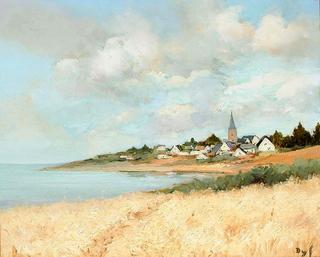 Arzon, View to Croisty, brittany