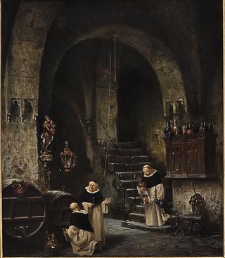 Monks in the Wine Cellar