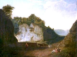 A View in Dovedale, Derbyshire