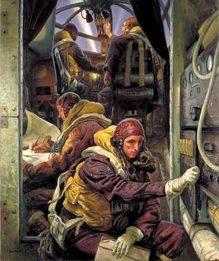 Take-Off: Interior of a Bomber Aircraft