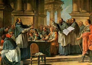 Life of St Augustine - Saint Augustine Disputing with the Donatists